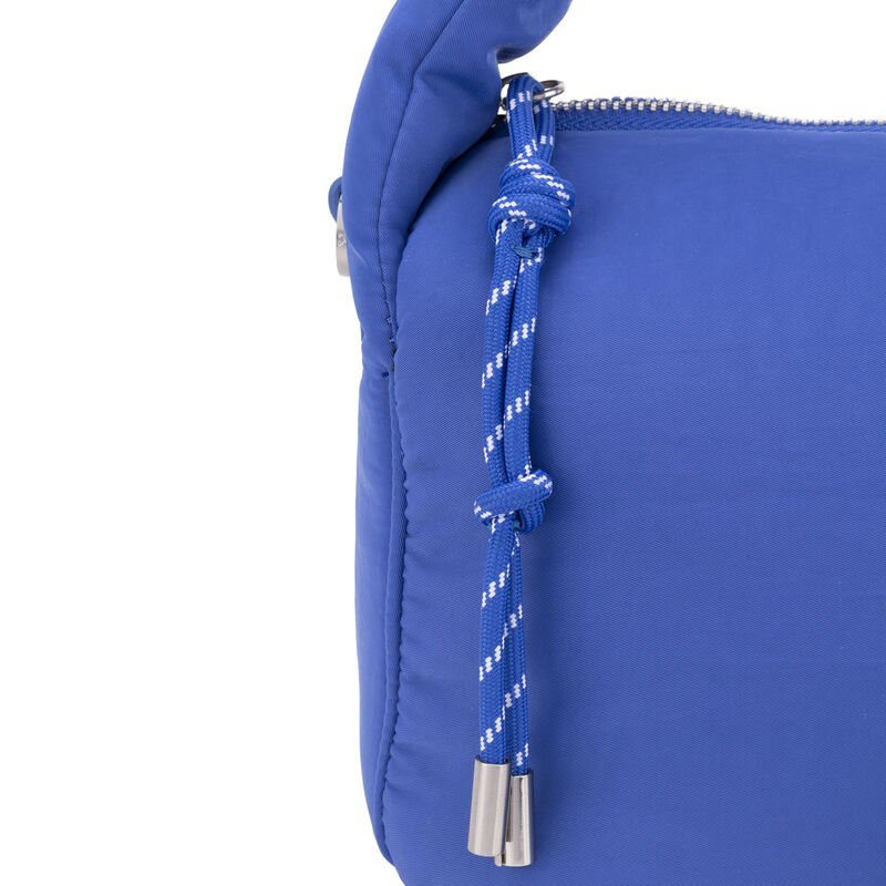 Bolsa Crossbody Chica Look Puffy Color Azul image number null