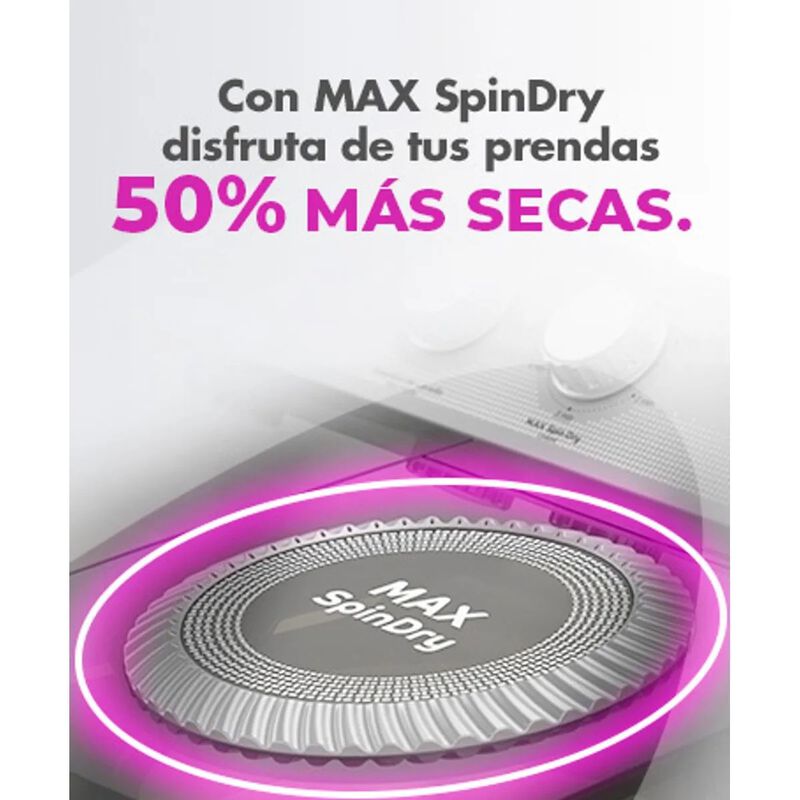 Lavadora Semiautom&aacute;tica Acros Dos tinas MaxSpin... image number null