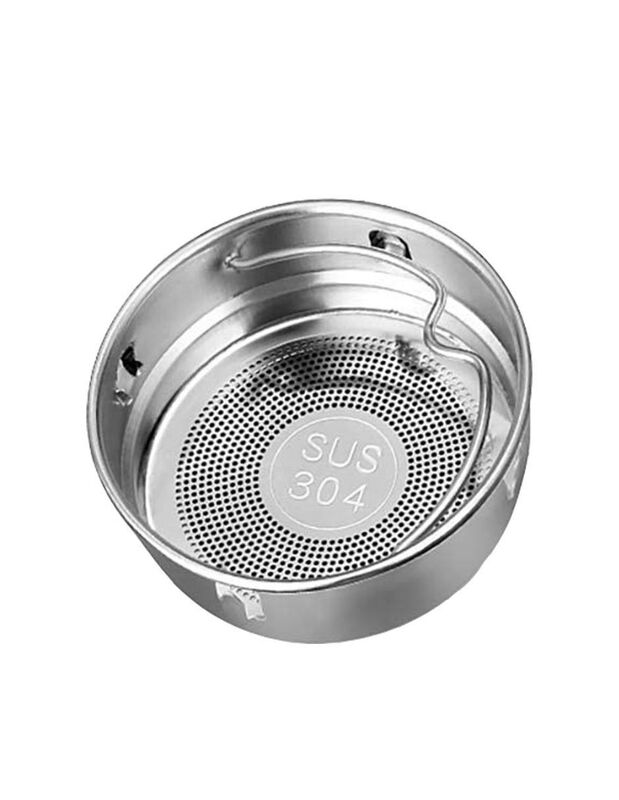 Termo Bluelander de acero inoxidable con tapa r... image number null