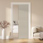 Cortina Magn&eacute;tica Para Puerta Ajazz, 100% Opaca, 42 X 78 Cm, Color Blanco Crema