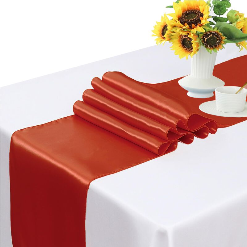 Tapete De Mesa Wensinl, 30 X 274 Cm, Terracota ... image number null