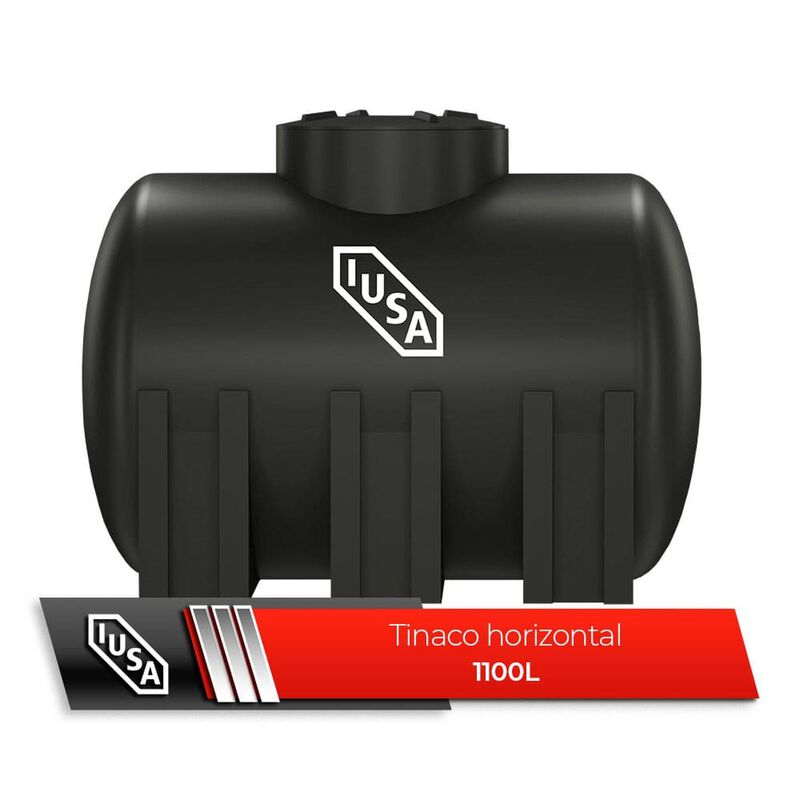 Tinaco Horizontal 1100 L Negro image number null
