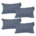 Cojin Decorativo Rogga Delta Set De 4 Azul