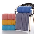 Juego De Toallas De Baño Grande Completo 5 Piezas Extrasuave Multicolor. Motivo Liston de Rombos