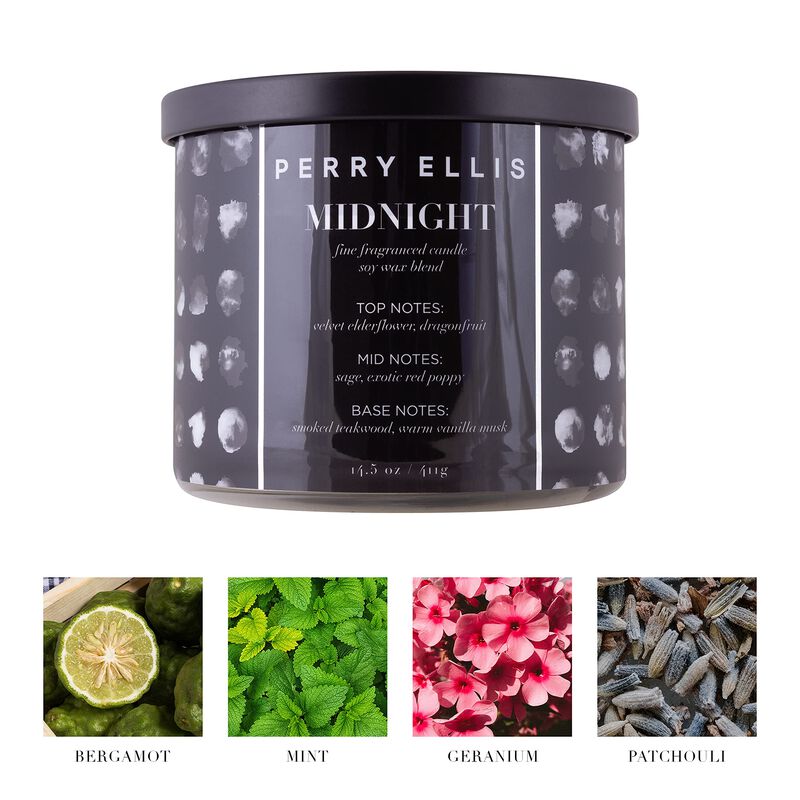 Vela Perfumada Perry Ellis Midnight Soy Candle ... image number null