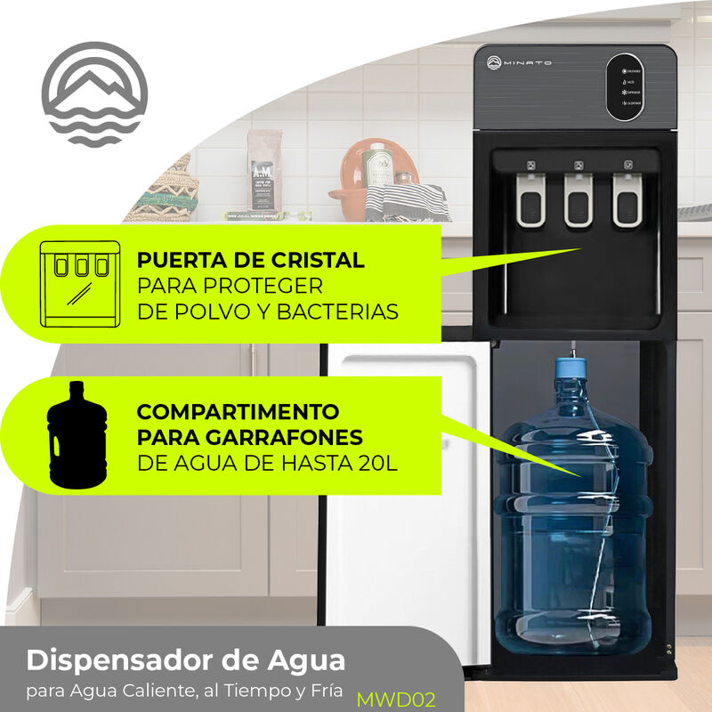 Minato Dispensador Agua Fría, Caliente y Al Tie... image number null
