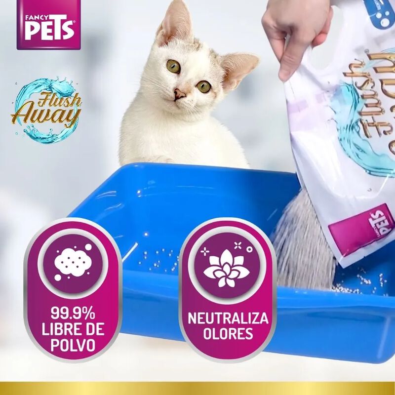 Fancy Pets. Arena Para Gato Especial Soluble En... image number null
