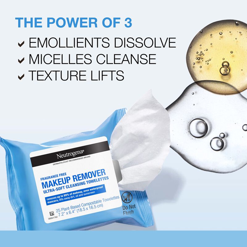 Toallitas Desmaquillantes Neutrogena Cleansing ... image number null