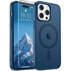 Funda Supfine Magsafe para iPhone 14 Pro Deep Blue