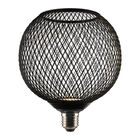 Foco Globo Malla Met&aacute;lica Led 4.5 W, Luz &Aacute;mbar, Base E27, No Atenuable