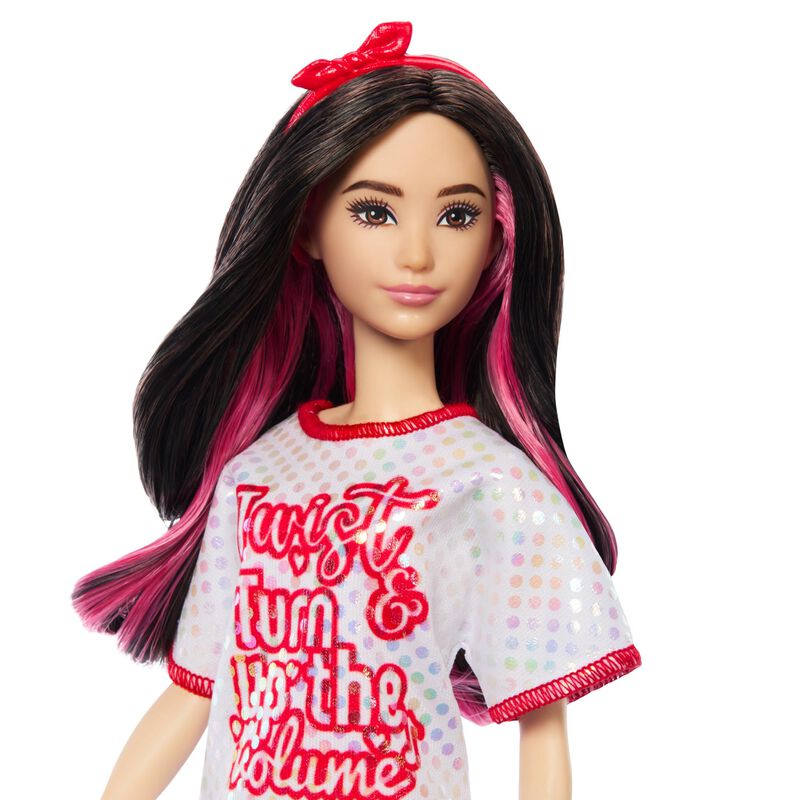 Mu&ntilde;eca De Moda Barbie Fashionistas #214, Pelo O... image number null