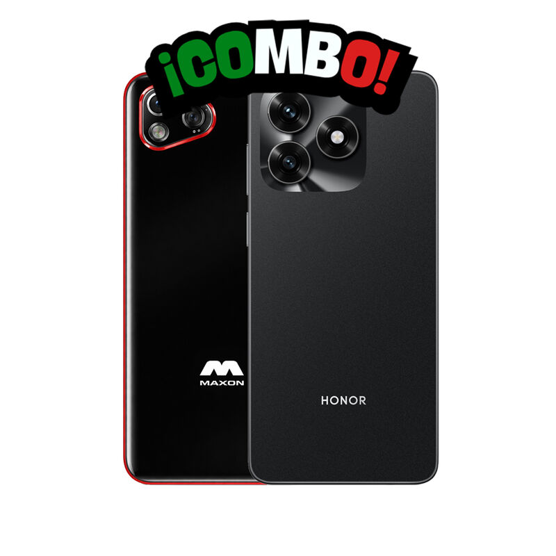 Combo Honor X5c 4+128gb Negro + Celular Maxon M... image number null