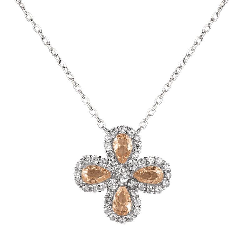 Collar Aina LuckyLy Plata .925 con Zirconia C&uacute;b... image number null