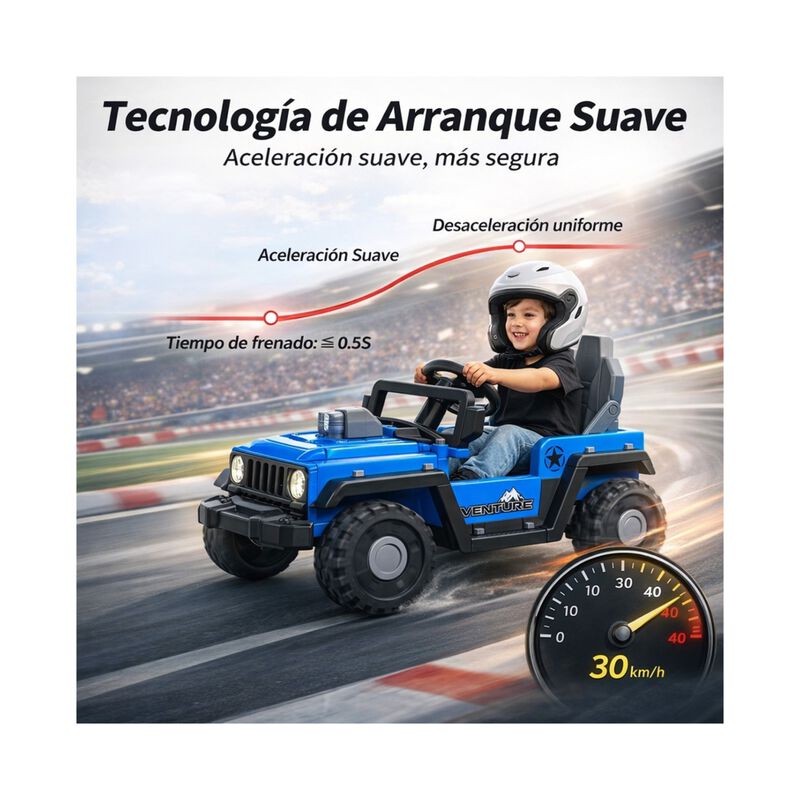 Carro Electrico Montable Infantil Armable Contr... image number null