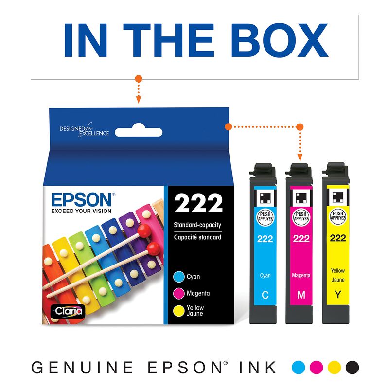 Cartuchos De Tinta Epson T222 Color Combo Y T22... image number null