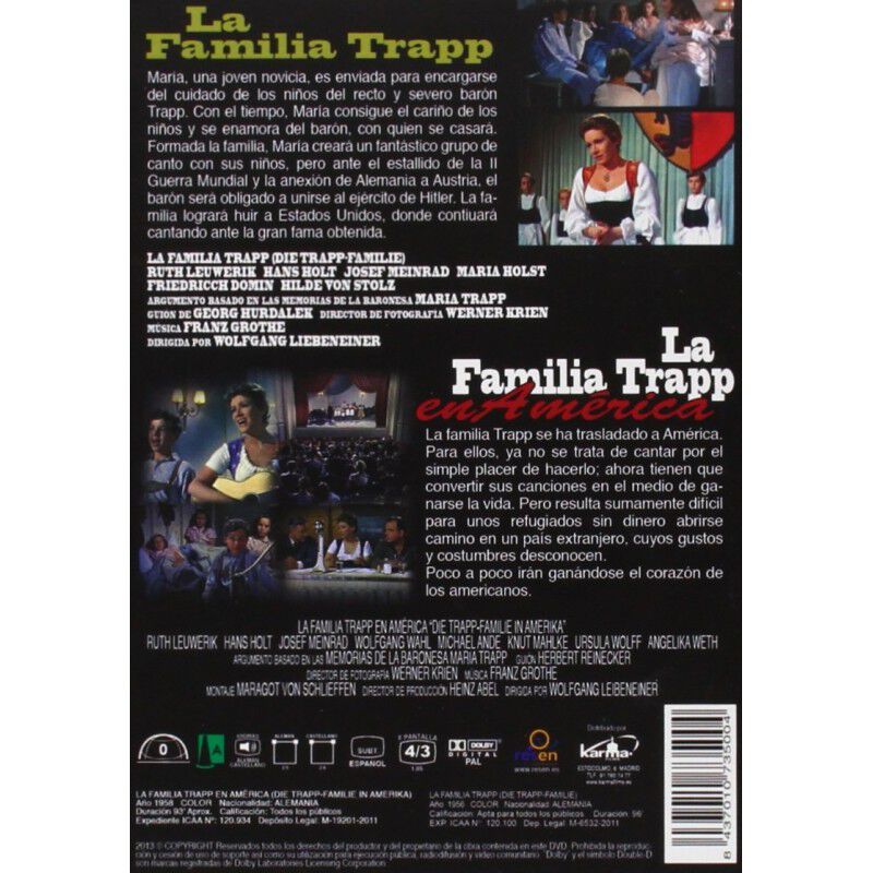 Pack: La Familia Trapp [DVD] image number null