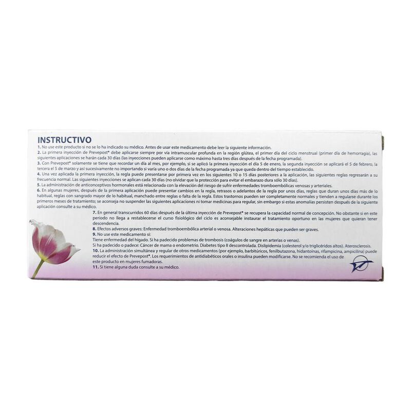 Prevepost Noretisterona Estradiol 50mg / 5 Mg 1... image number null