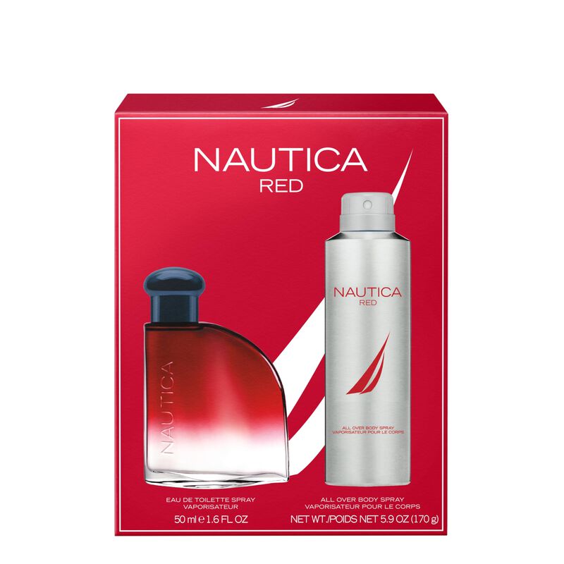 Perfume Nautica Color Red Edt 50 Ml + Spray Des... image number null