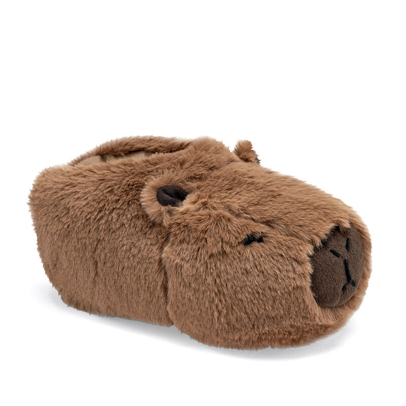 Parvus Pantufla para ni&ntilde;a. Caf&eacute; image number null