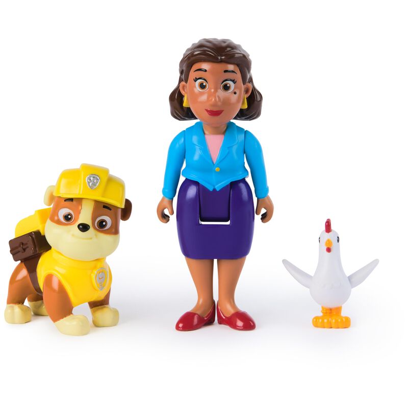 Figuras De Juguete Paw Patrol Rubble, Mayor Goo... image number null