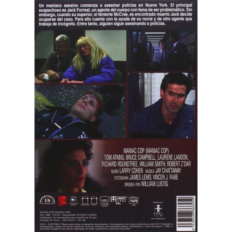 Maniac Cop (dvd) image number null