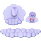 Reposamu&ntilde;ecas Mokuru Cloud Morado Ergon&oacute;mico De Espuma De Memoria