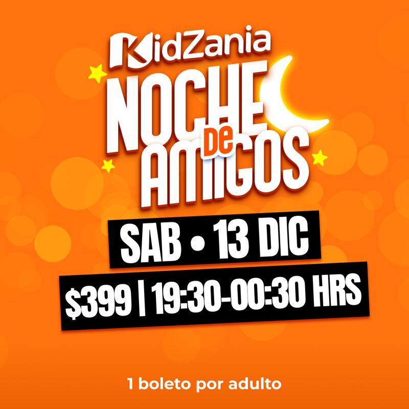 Noche de Amigos 27 de Diciembre Entrada Adulto ... image number null