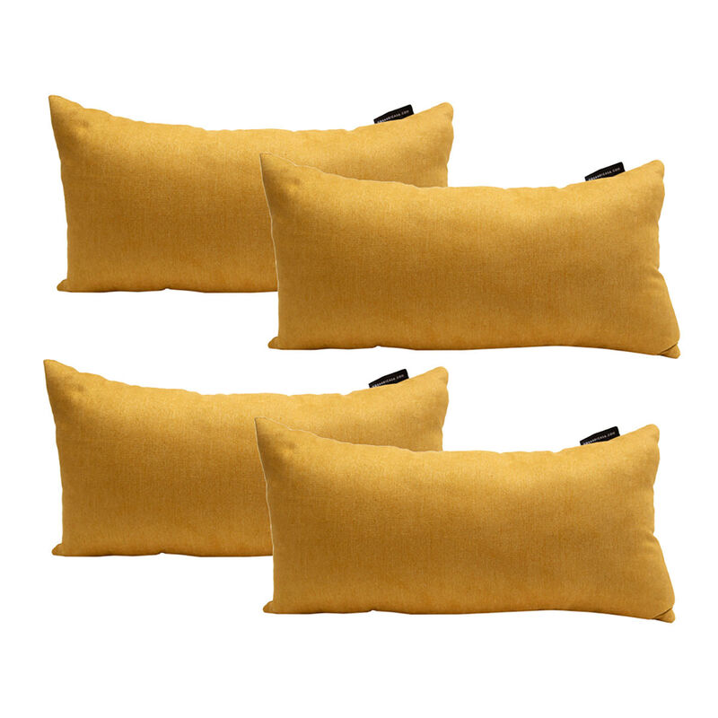 Set de 4 Cojines Dicasa DeltaOne Mosataza image number null