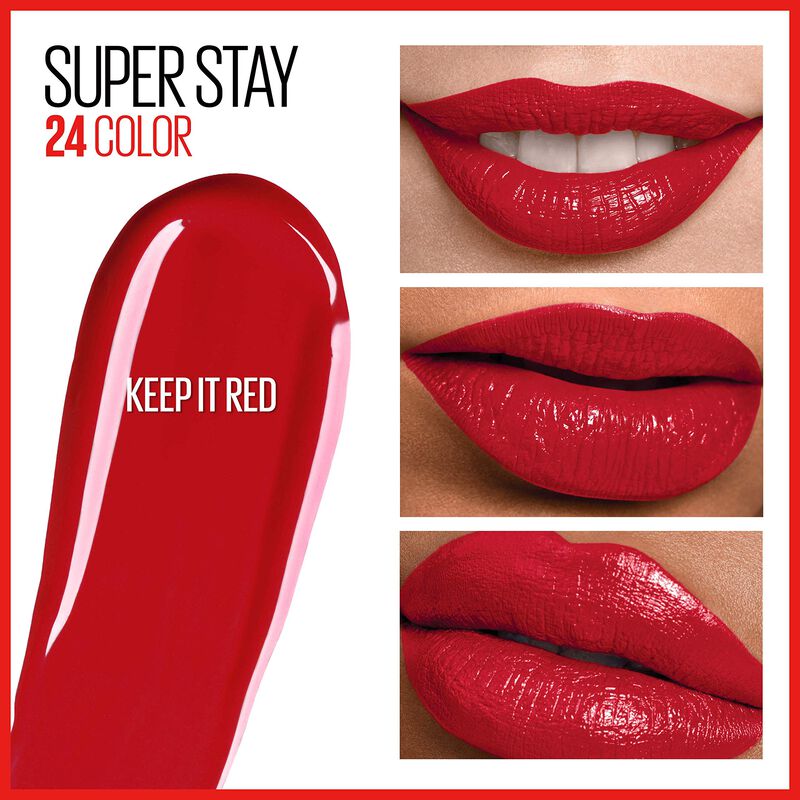 L&aacute;piz Labial L&iacute;quido Maybelline Super Stay 24 K... image number null