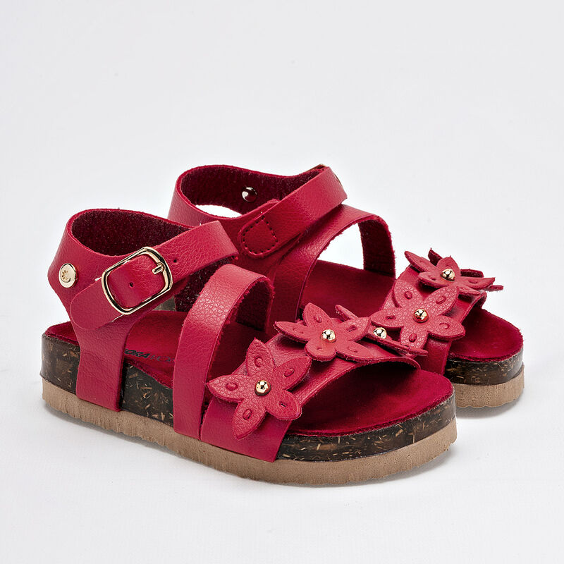 Moramora Sandalia para ni&ntilde;a rojo image number null