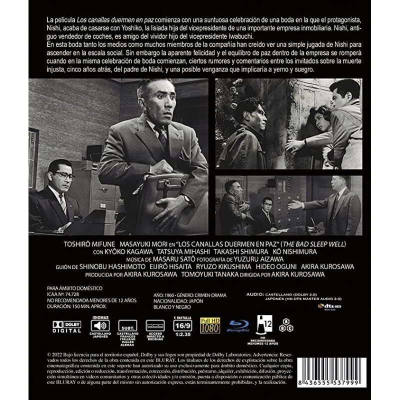 Los Canallas Duermen En Paz [blu-ray] (1960) Wa... image number null
