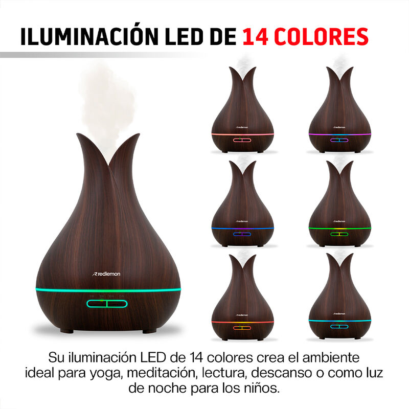 Humidificador Difusor de Aceites Esenciales Con... image number null