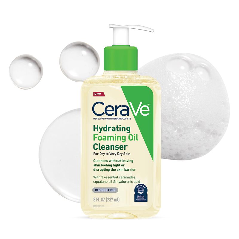 Aceite Espumoso Hidratante Cerave, 240 Ml, Para... image number null