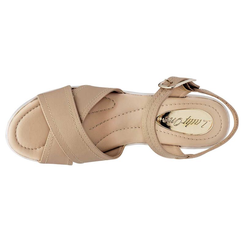 Lady One Sandalia para mujer beige image number null