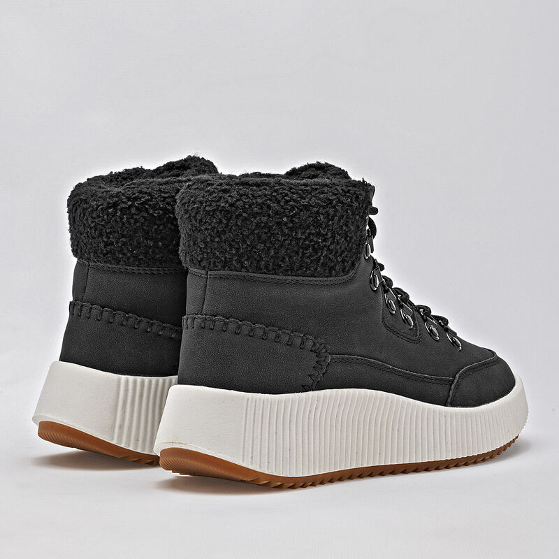 Been Class Bota con peluche para mujer negro, i... image number null