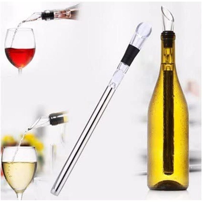 Varilla para enfriar vino, de acero inoxidable,... image number null