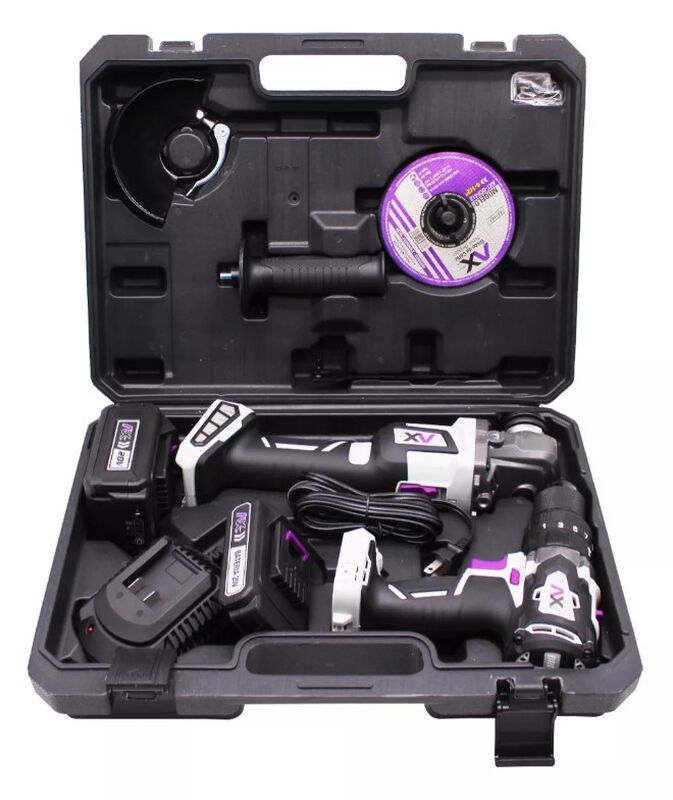 Taladro Atornillador + Miniesmeriladora A Bater... image number null