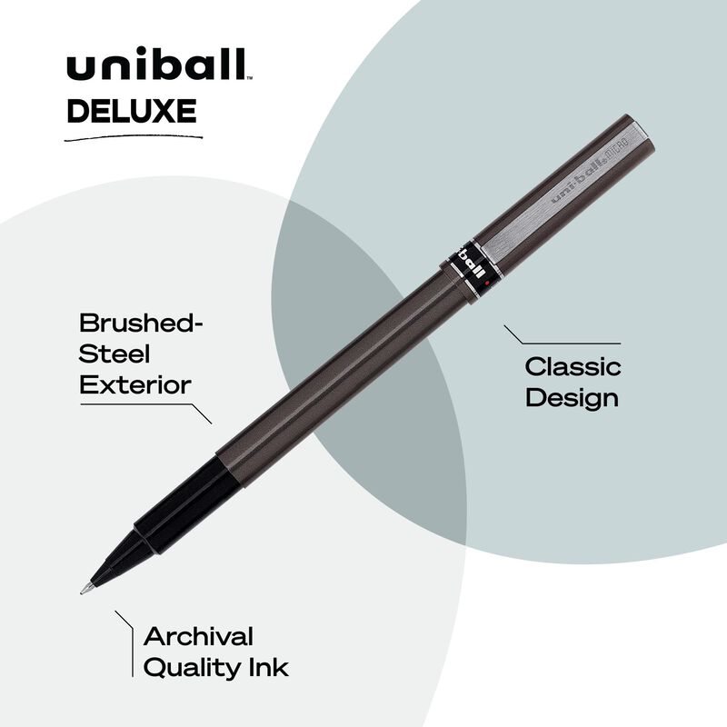 Bol&iacute;grafo Rollerball Uni-ball Deluxe, 0,5 Mm, T... image number null