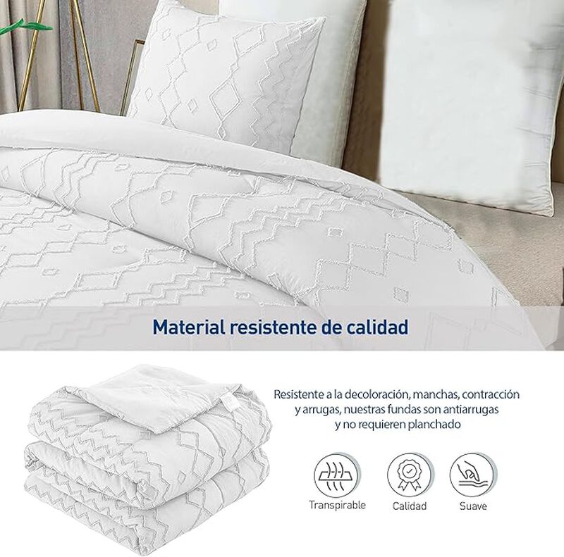 Juego de Funda Duvet para Edredon Individual. L... image number null