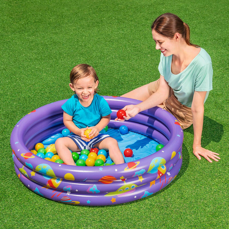 Alberca Redonda 1.02X.25cm con Pelotas 3 Anillo... image number null