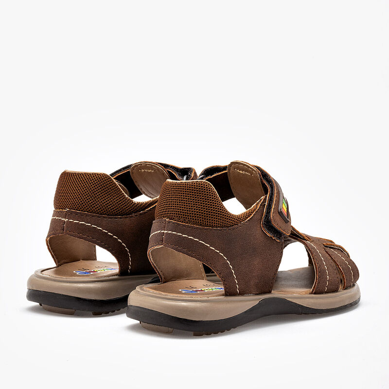 Juguetón Sandalia para niño café image number null