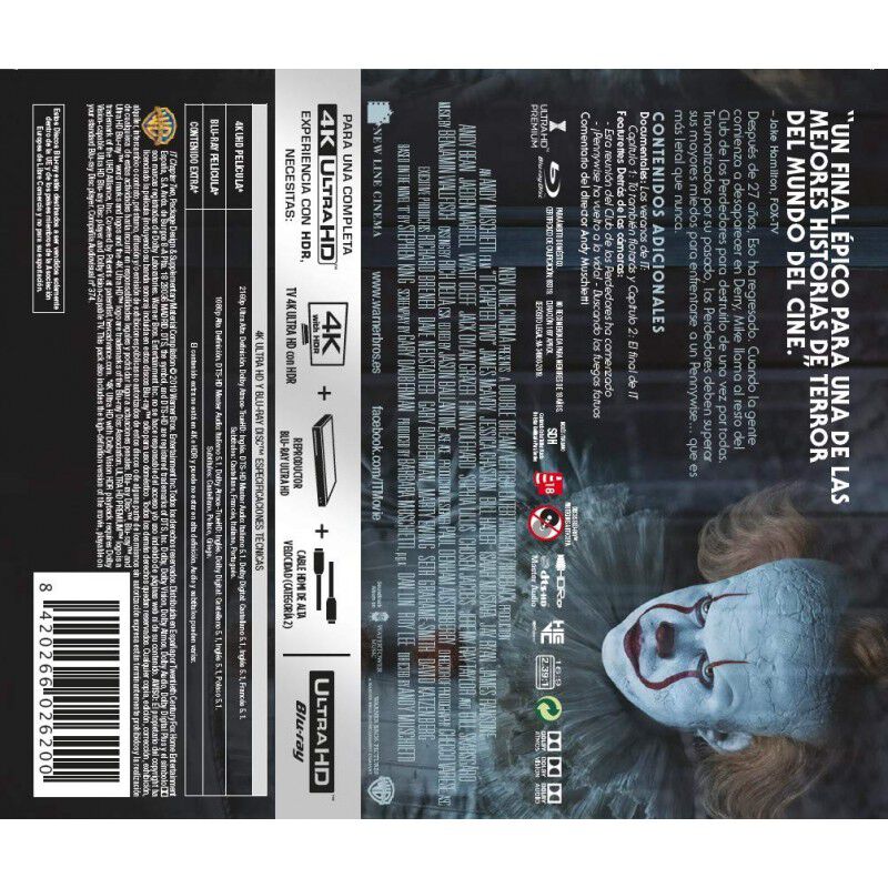 It: Cap&iacute;tulo 2 Blu-ray Uhd 4k [blu-ray] image number null