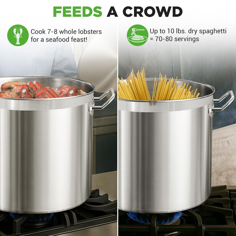 Olla Acero Inoxidable Nutrichef 40 Quarts image number null