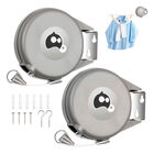 Set de 2 Tendederos Plegables para Ropa de 15 m Bluelander