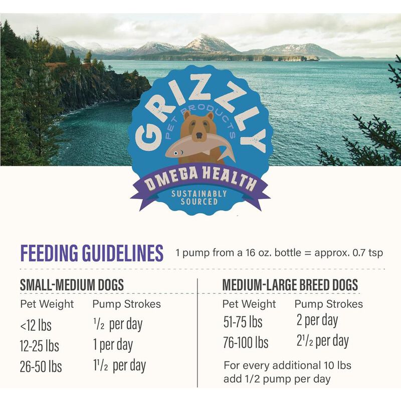 Grizzly Pet Products Omega Health Suplemento L&iacute;... image number null