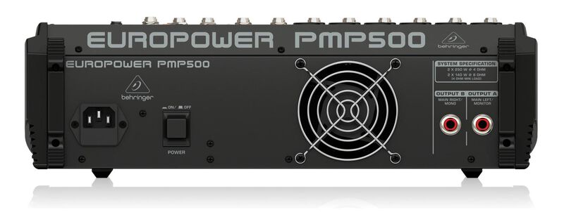 Behringer Pmp500 Consola Activa 500w 12 Canales... image number null