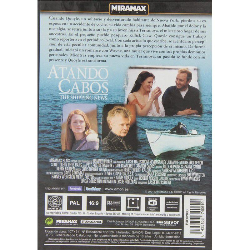 Atando Cabos [DVD] (2001) The Shipping News image number null