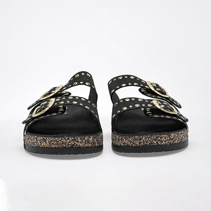 Moramora sandalia piso para mujer negro cod 141... image number null
