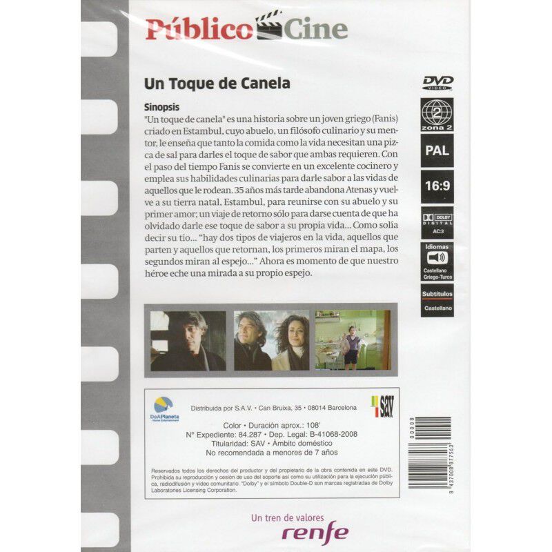 Un Toque De Canela (edici&oacute;n Slim) [dvd] (2003) ... image number null