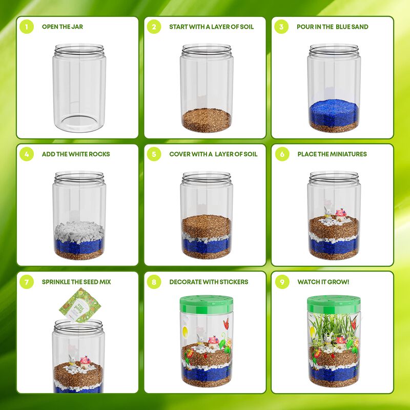 Kit De Terrario Dan&darci Light-up Con Luz Led ... image number null